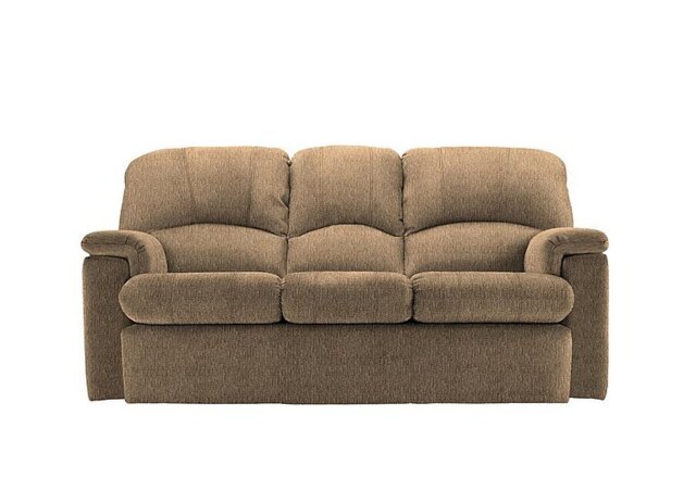 G Plan - Chloe 3 Seater Fabric Sofa - No Recliner - Boucle Cocoa