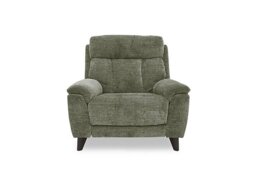 Dreamer Fabric Power Recliner Chair - Olive Green