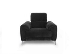 Vino Fabric Power Recliner Chair with Power Headrest and Heated Seat