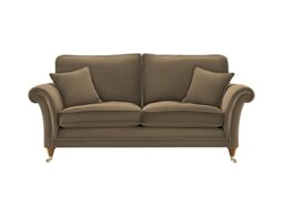 Parker Knoll - Burghley Large 2 Seater Leather Sofa - Como Sage - Sofas and Armchairs - In Time for Christmas