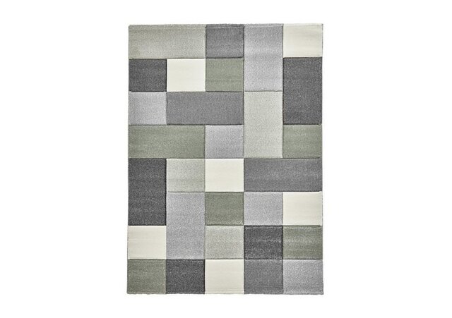 Breda Rug - 160cm-x-220cm - Green & Grey