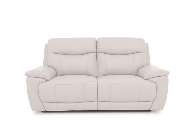 Sloane Leather 3 Seater Power Recliner Sofa with Power Headrests - Cotton - Sofas and Armchairs - In Time for Christmas