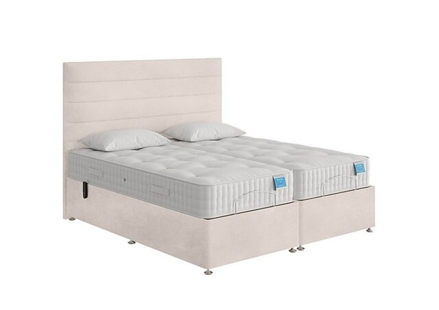 Sleep Story - Natural Comfort Adjustable Firm Divan Bed With No Storage - Super King