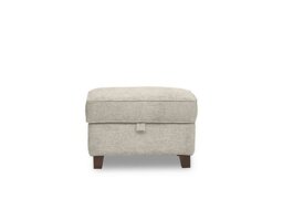 Tabitha Storage Footstool - Cream