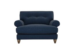 The Lounge Co. - Bronwyn Fabric Classic Back Snuggler - Damson Jam