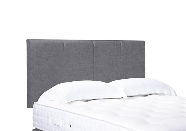 Artisan Collection Linear Standard Strutted Headboard - Single - Aston Steel