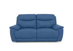 Sloane Leather 3 Seater Power Recliner Sofa with Power Headrests - Aegean - Sofas and Armchairs - In Time for Christmas