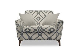 Moderna Power Recliner Snuggler with Power Telescopic Headrest