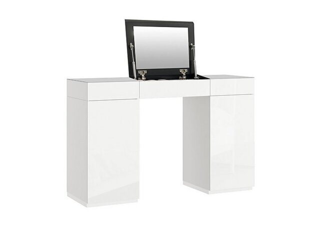 Andor Dressing Table with Mirror - White