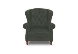 Columbus Fabric Wing Chair - Manhattan Pine
