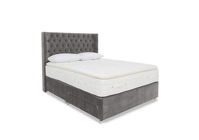 Highgrove - Sanctum Nature 2000 Pillowtop Divan Set - Super King - Dapple Sterling