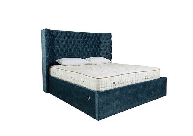Maximus Electric Ottoman Bed Frame - Double - Savannah Ocean