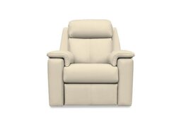 G Plan - Thornbury Leather Chair - Cambridge Stone