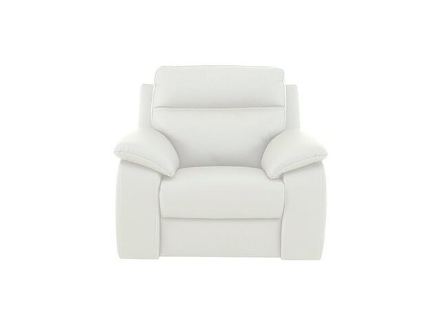 Nicoletti - Pepino Leather Armchair - Torello Bianco Puro