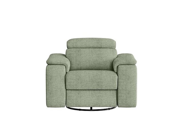Nicoletti - Davide Fabric Swivel Rocker Power Recliner Chair