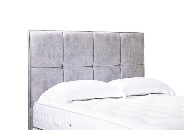 Artisan Collection Reigns High Floor Standing Headboard - Single - Daytona Silver