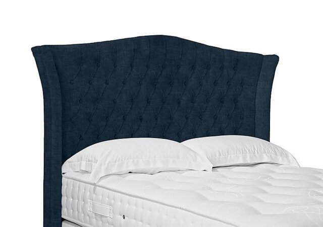 Artisan Collection Haven High Floor Standing Headboard - Super King - Granite Blue