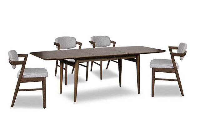 G Plan - Marlow Extending Dining Table with 4 Dining Arm Chairs