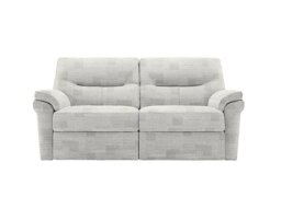 G Plan - Seattle 2.5 Seater Fabric Sofa - No Recliner - Lydia Blush