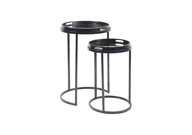 Gold Swirl Tables Set of 2
