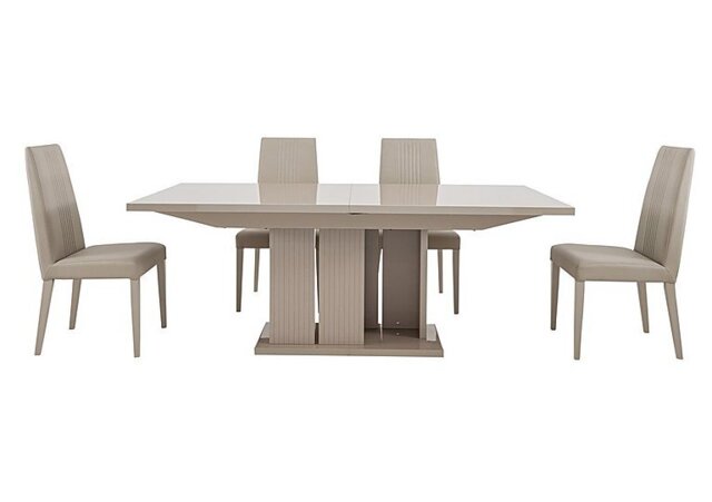 ALF - Livia Extending Dining Table and 4 Chairs - 160-cm