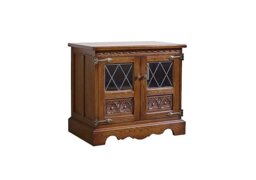 Old Charm Video Cabinet - Light Oak