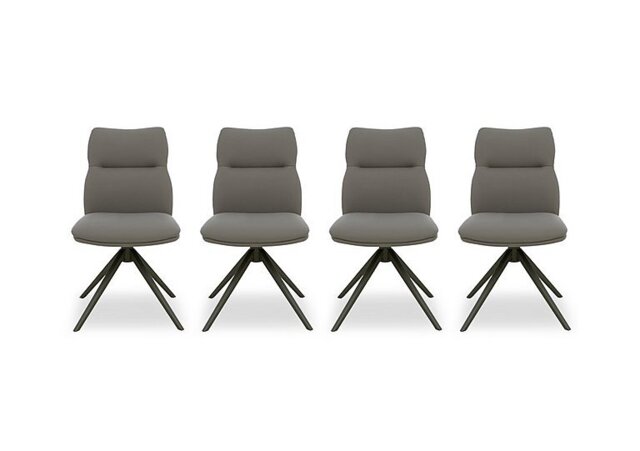 Diva Set of 4 Swivel Dining Chairs
