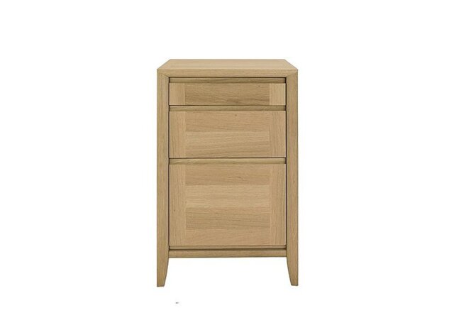 Duplex Filing Cabinet - Oak
