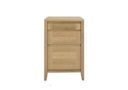 Duplex Filing Cabinet - Oak