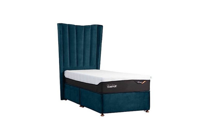 TEMPUR - Suffolk Platform Divan Base - Single - Aqua