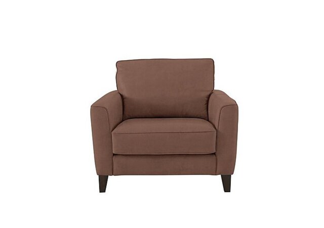 Ideal Home - Brondby Fabric Armchair - Hazelnut