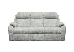 G Plan - Kingsbury 3 Seater Fabric Power Recliner Sofa - Shore Oatmeal