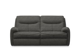 G Plan - Amesbury Fabric 3 Seater Power Recliner Sofa with Power Headrest, Power Lumbar and Heated Seats - Victoria Slate
