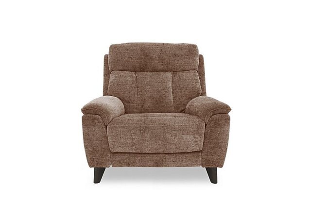 Dreamer Fabric Power Recliner Chair with Power Headrest - Light Brown
