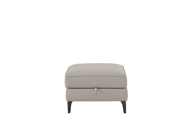 World of Leather - Homestage NC Leather Storage Footstool - Feather