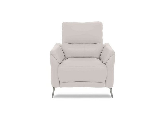 Daytona Leather Power Recliner Chair - Cotton