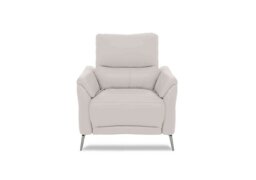 Daytona Leather Power Recliner Chair - Cotton