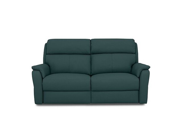 Nicoletti - Vito TO Leather 2 Seater Recliner Sofa with Headrests and Power Lumbar - Botero Ottanio