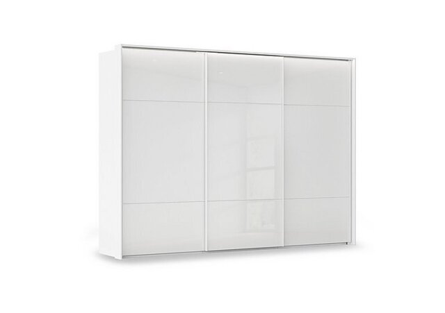 Rauch - Haven 310cm 3 Door Slider Wardrobe with Glass Doors and Lights