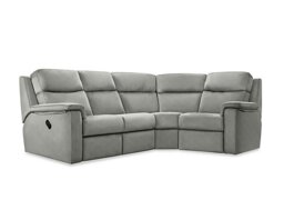 G Plan - Thornbury Leather Manual Recliner Left Hand Facing Corner Sofa - Texas Charcoal