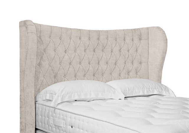 Artisan Collection Camber High Floor Standing Headboard - Double - Lace Ivory