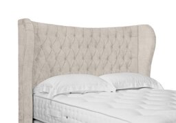 Artisan Collection Camber High Floor Standing Headboard - Double - Lace Ivory