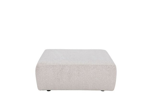 Large Footstool - Chevron Mink