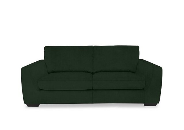 Dinky Fabric 3 Seater Sofa - Bottle Green