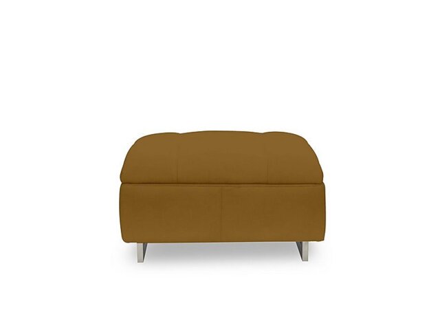 Moet Large Fabric Standard Footstool - Opulence Saffron