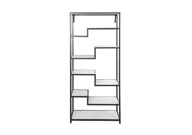 Samurai Display Unit with White Ceramic-Topped Shelves