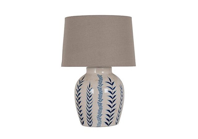 Blue Flora Table Lamp