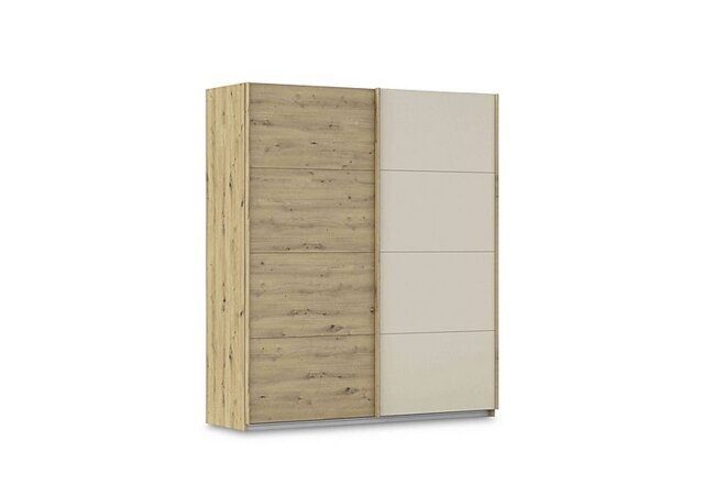 Rauch - Freja 181cm 2 Door Sliding Two Toned Wardrobe - Two Tone