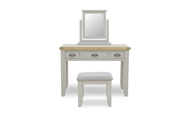 Hartley Dressing Table with Mirror and Stool