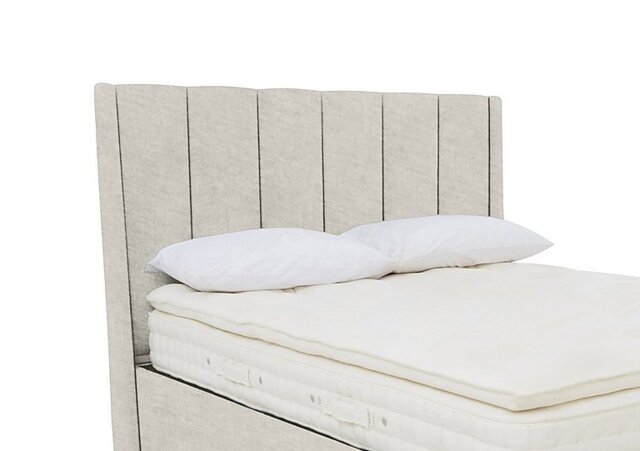 Artisan Collection Ryo High Floor Standing Headboard - Small Double - Sandstone Pearl